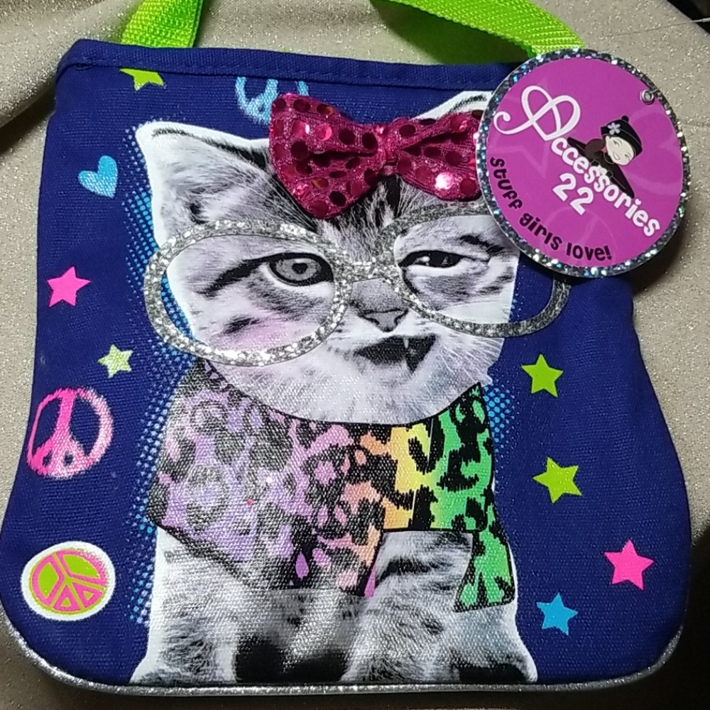 Accessories 22 Crazy Cat Mini Bag NWT